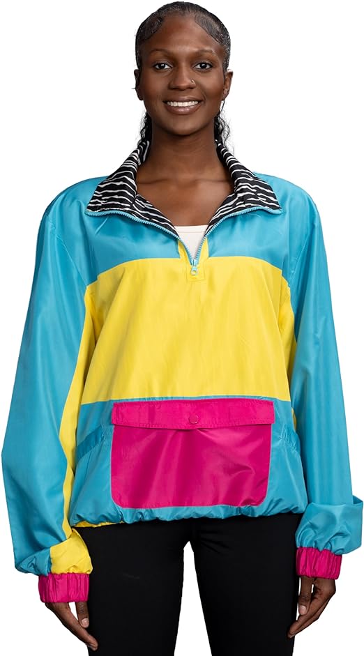 Retro Windbreaker Jacket Lightweight Design 1 - TVStoreOnline