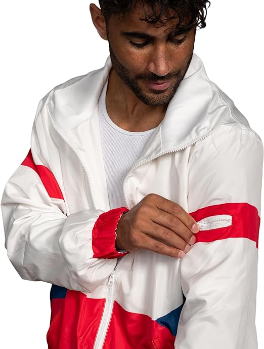 Retro Windbreaker Jacket Lightweight Design 4 - TVStoreOnline