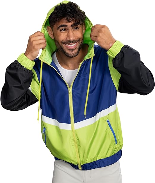 Retro Windbreaker Jacket Lightweight Design 5 - TVStoreOnline