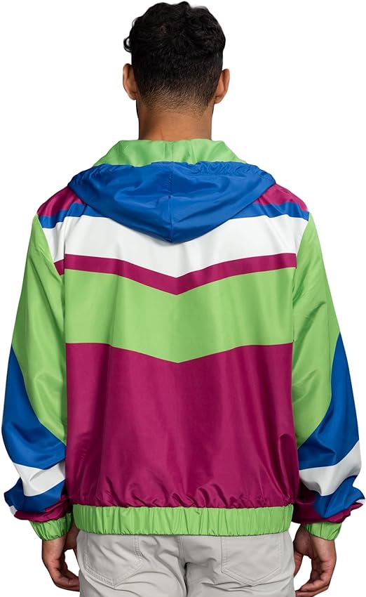 Retro Windbreaker Jacket Lightweight Design 8 - TVStoreOnline