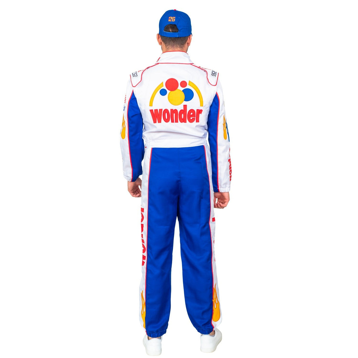 Ricky Bobby Driver Deluxe Jumpsuit and Hat Halloween Costume Cosplay - TVStoreOnline
