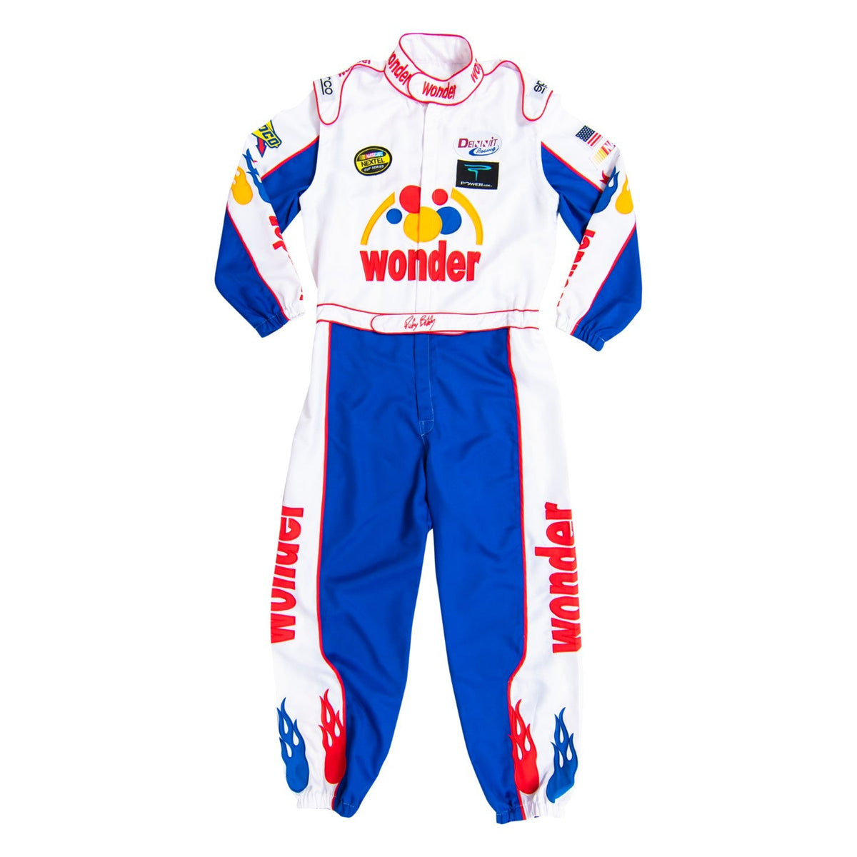 Ricky Bobby Driver Deluxe Jumpsuit and Hat Halloween Costume Cosplay - TVStoreOnline