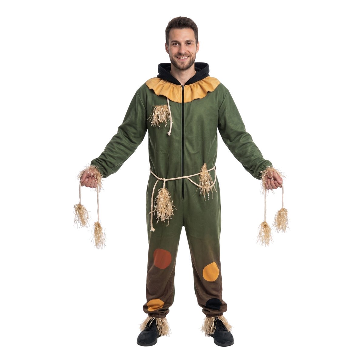 Scarecrow OZ Movie Replica Adult Halloween Cosplay Jumpsuit Costume - TVStoreOnline