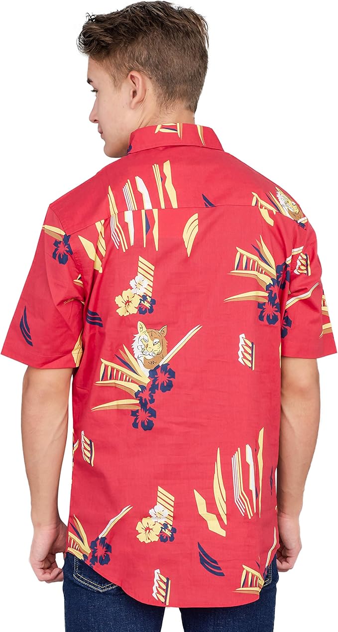 Scarface Tony Montana Hawaiian Adult Costume Button Up Shirt - TVStoreOnline
