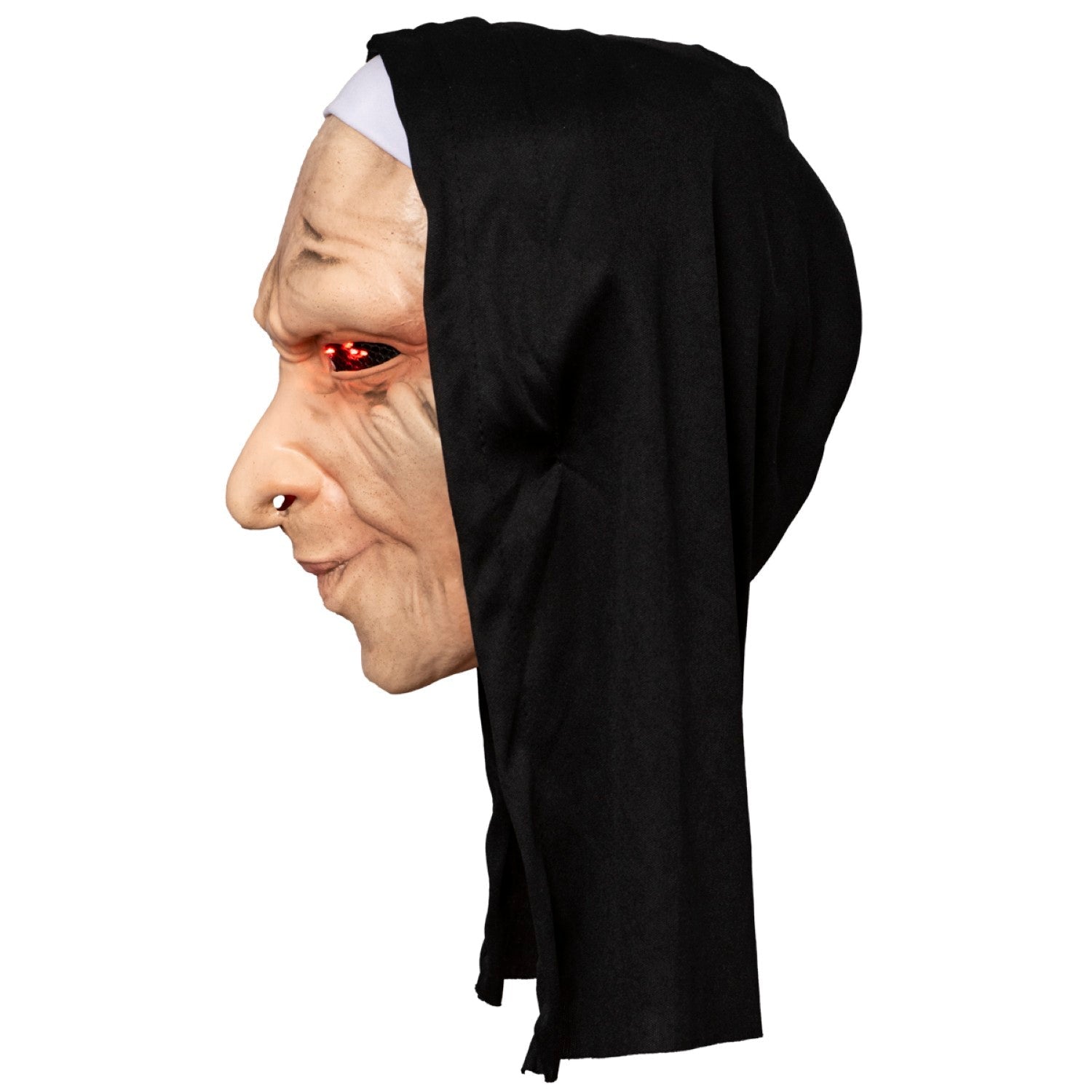 Scary Movie Nun Halloween Cosplay Costume Light Up Halloween Costume Mask - TVStoreOnline