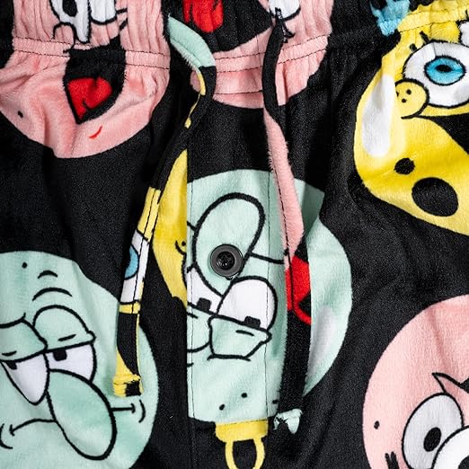 Spongebob Ornaments Balls Black Lounge Pants - TVStoreOnline