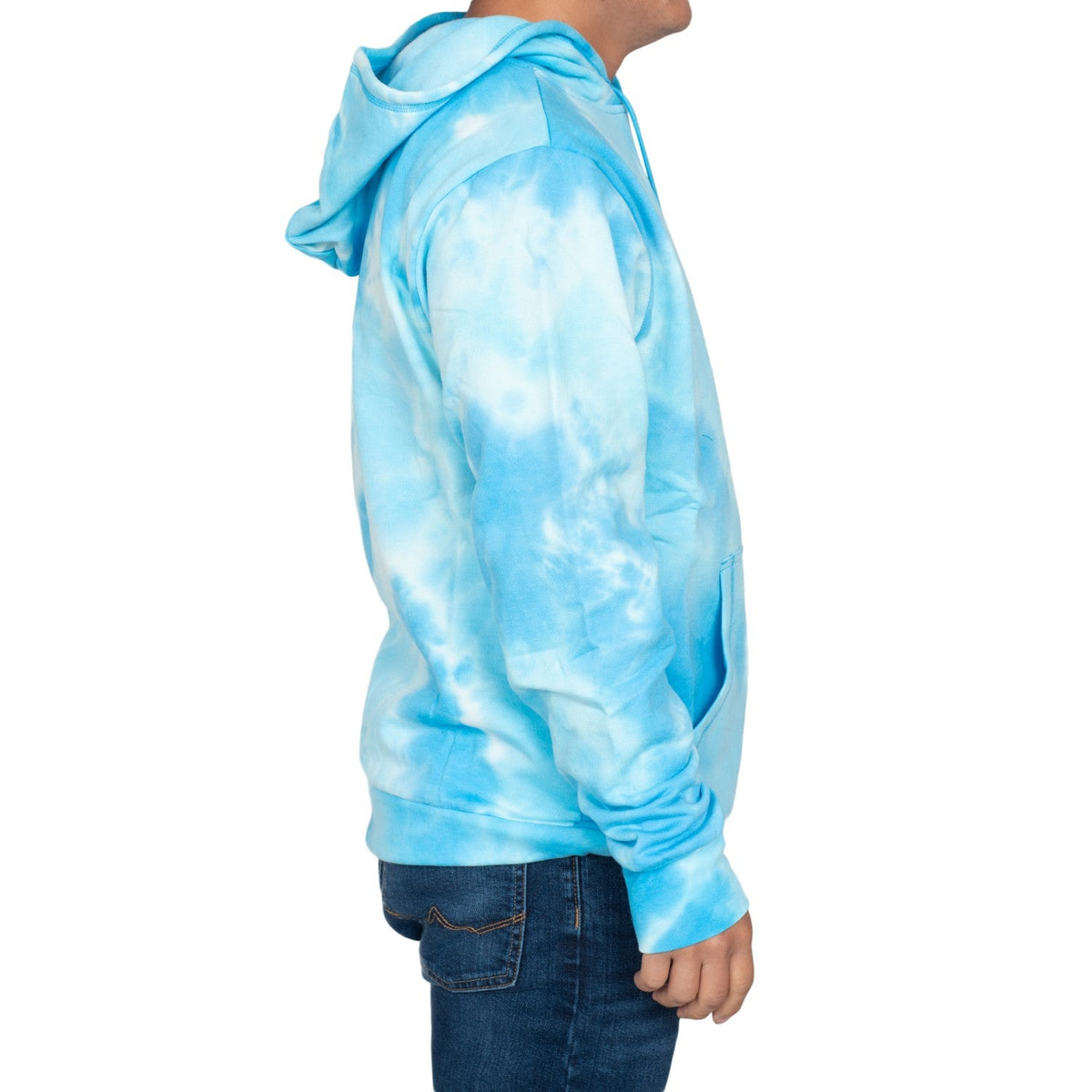 SpongeBob Pineapple House Blue Tie Dye Sweatshirt Pull Over Hoodie - TVStoreOnline