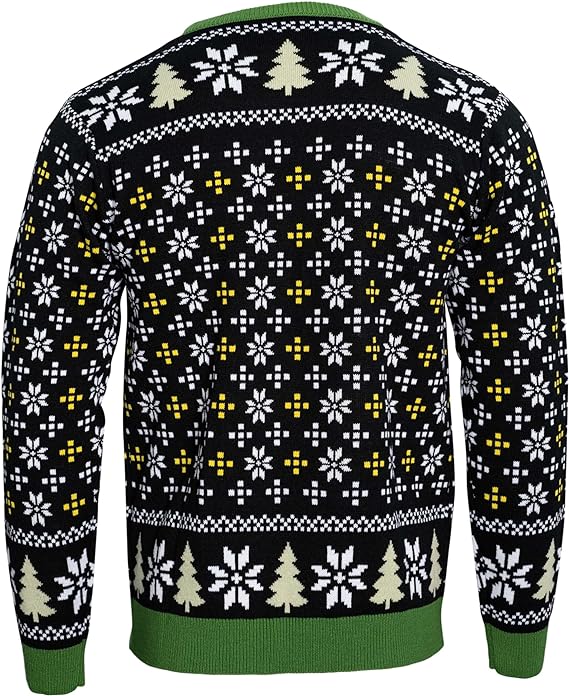 T-Rex DJ Holiday Dinosaur Sweater - TVStoreOnline