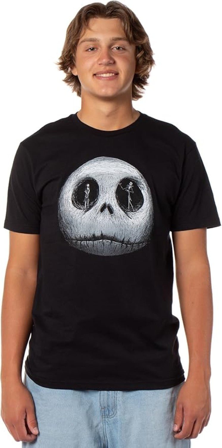 The Nightmare Before Christmas Shirt Men's Jack Sally in Skeleton Eyes T-Shirt - TVStoreOnline