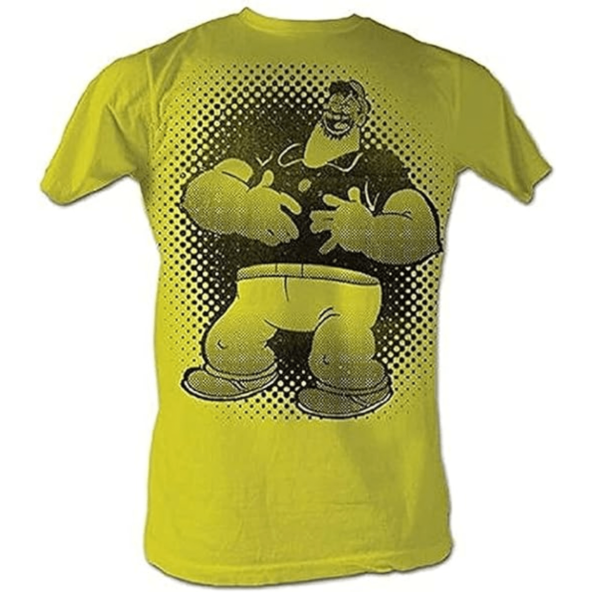 The Sailor Man Brutus Bluto Laughing Adult Yellow T-Shirt - TVStoreOnline