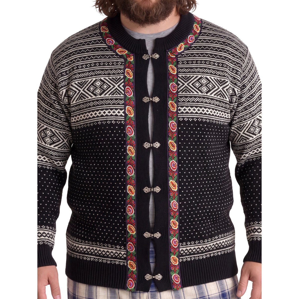 Thunder God Nordic Knitted Cardigan Adult Unisex Halloween Cosplay Costume Sweater - TVStoreOnline