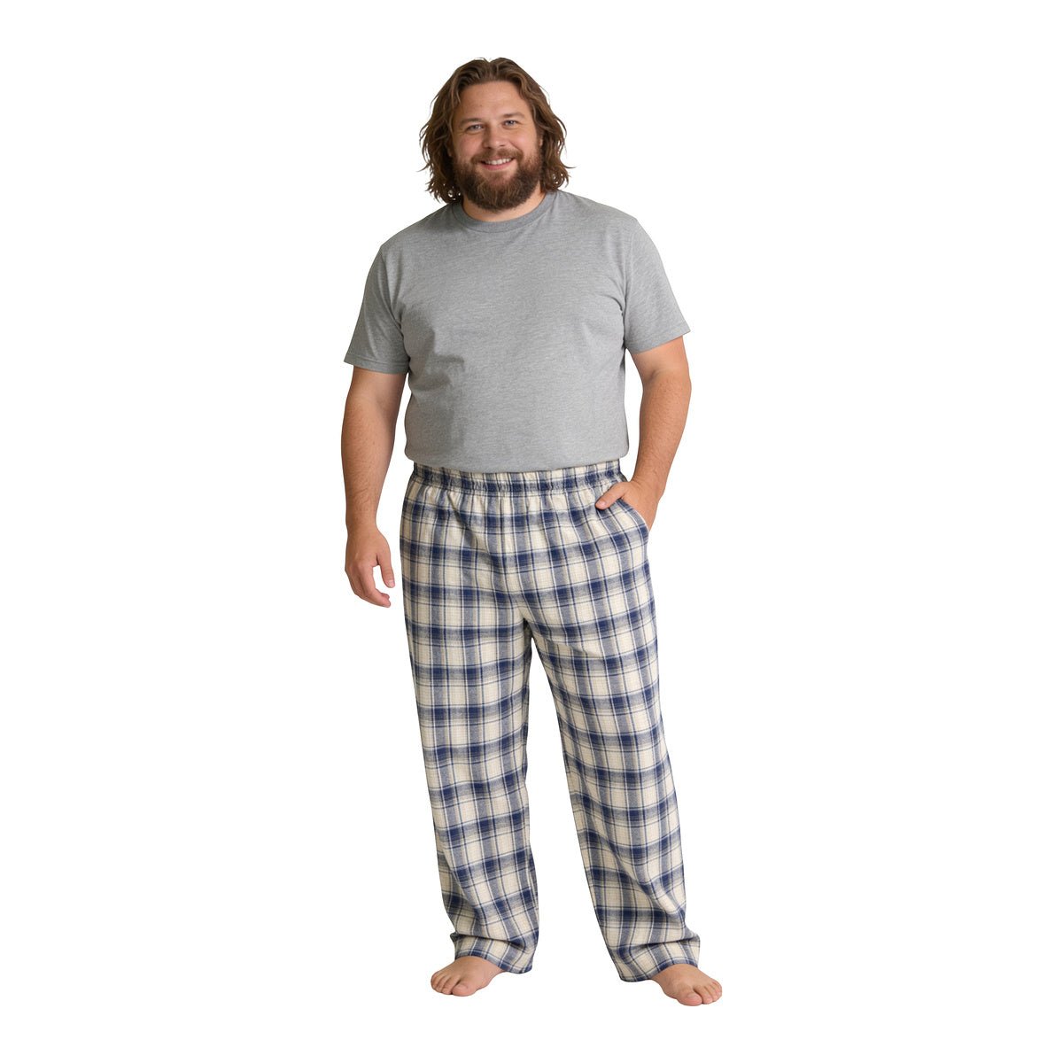 Thunder God Plaid Adult Unisex Pajama Lounge Pants Halloween Cosplay Costume - TVStoreOnline