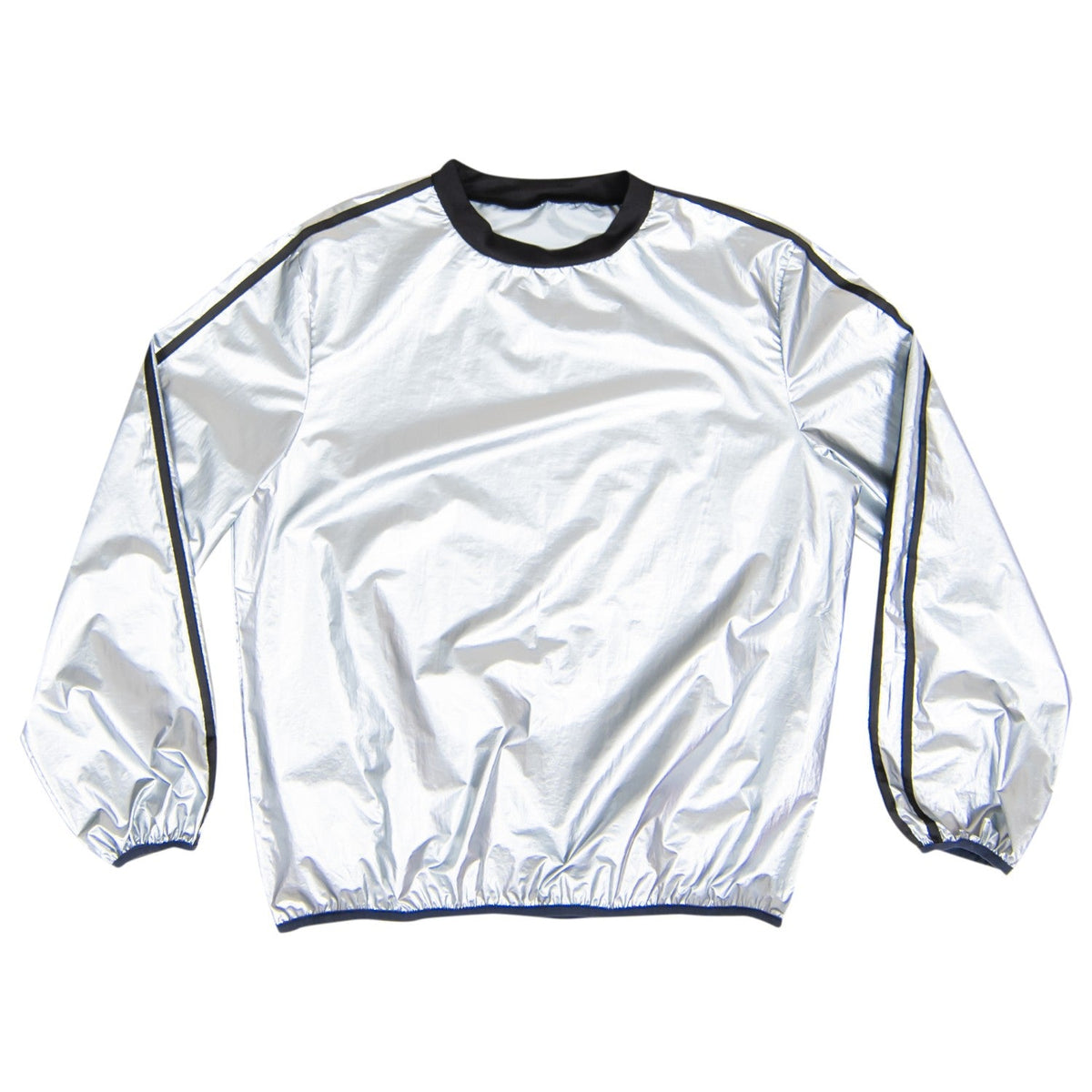 Todd and Margo Shiny Silver 2 Piece Workout Top and Pants Halloween Costume Set - TVStoreOnline