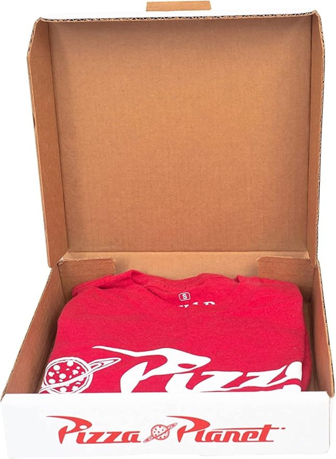 Toy Story Pizza Planet Shirt and Delivery Box Unisex Halloween Cosplay Costume Set - TVStoreOnline