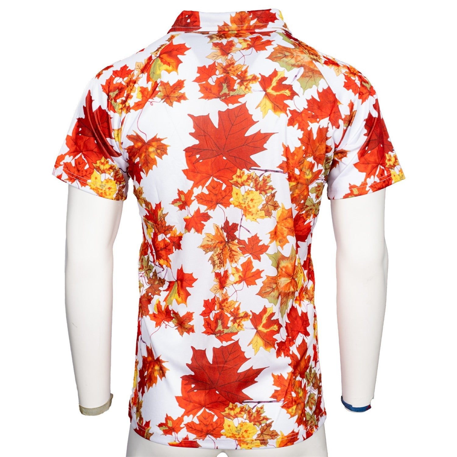 Tyler Durden Maple Leaf Button Up Shirt Adult Halloween Costume Cosplay Shirt - TVStoreOnline