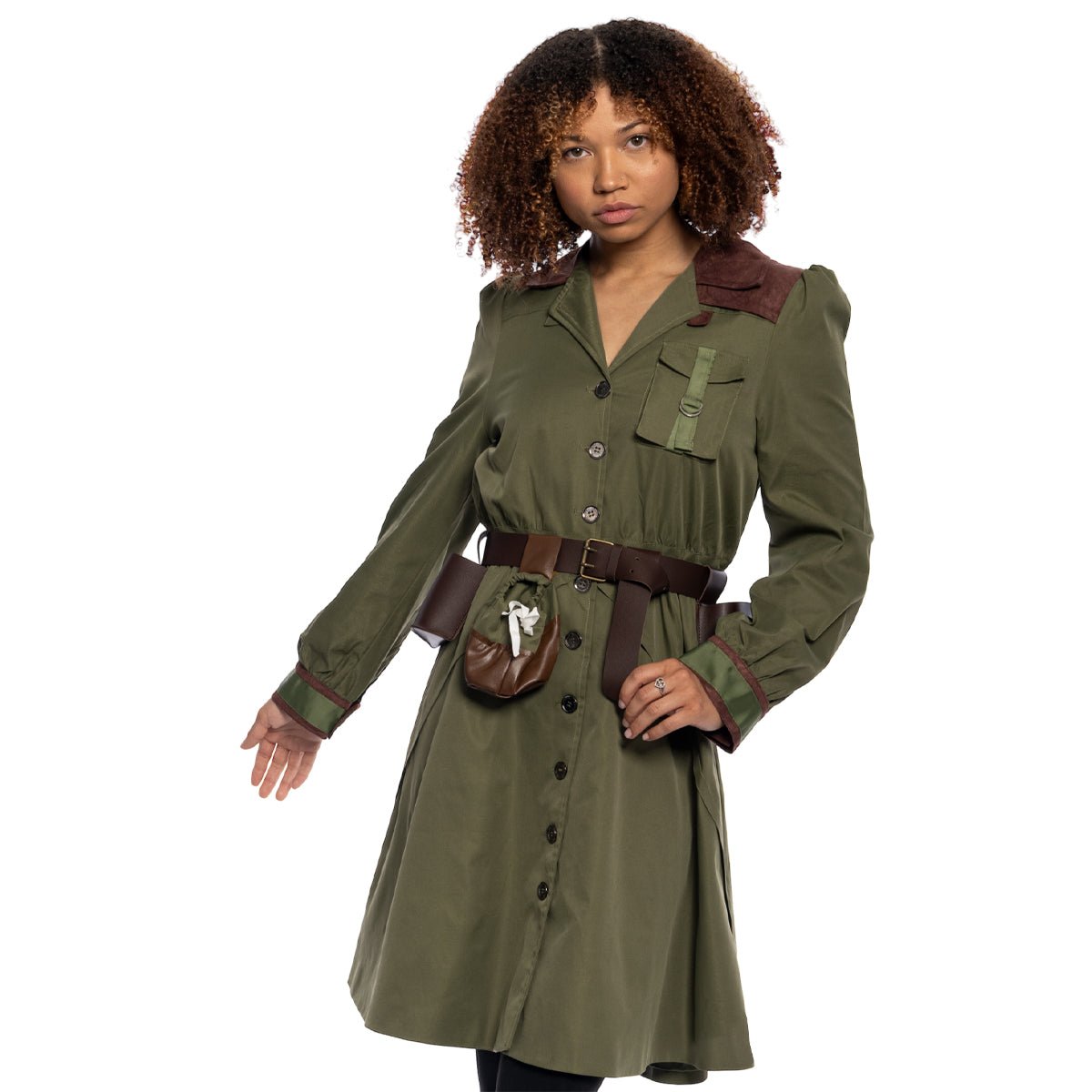 Women's Miss Trunchbull Dress Coat Jacket and Belt Halloween Costume Cosplay - TVStoreOnline