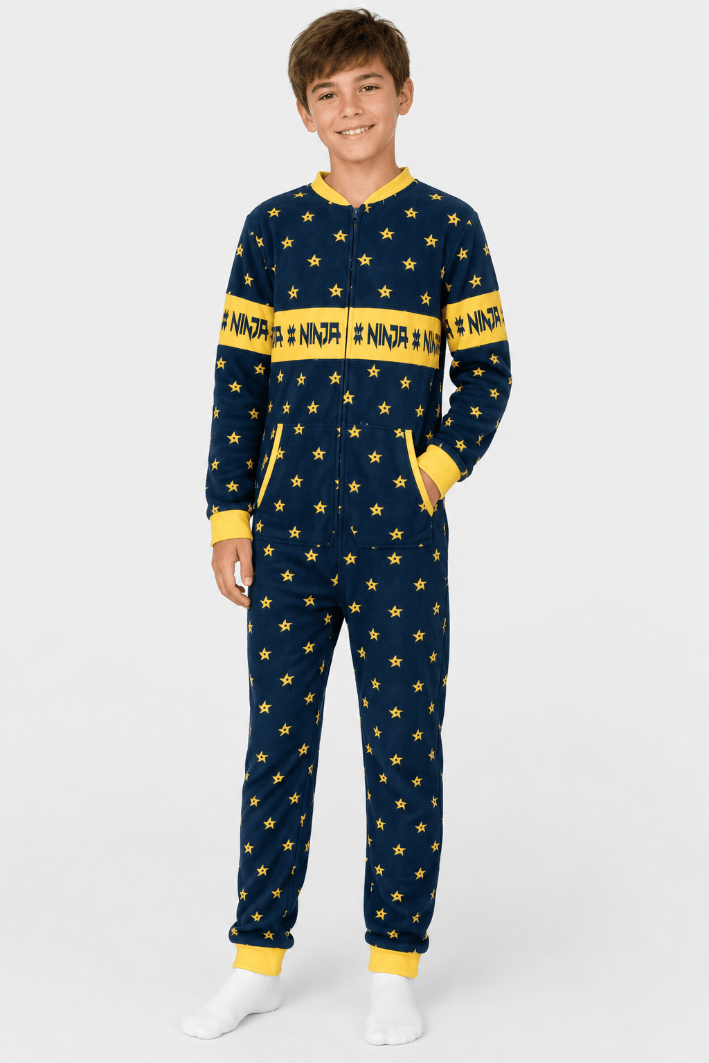 Youth Fortnite Ninja Christmas Pattern Jumpsuit - TVStoreOnline