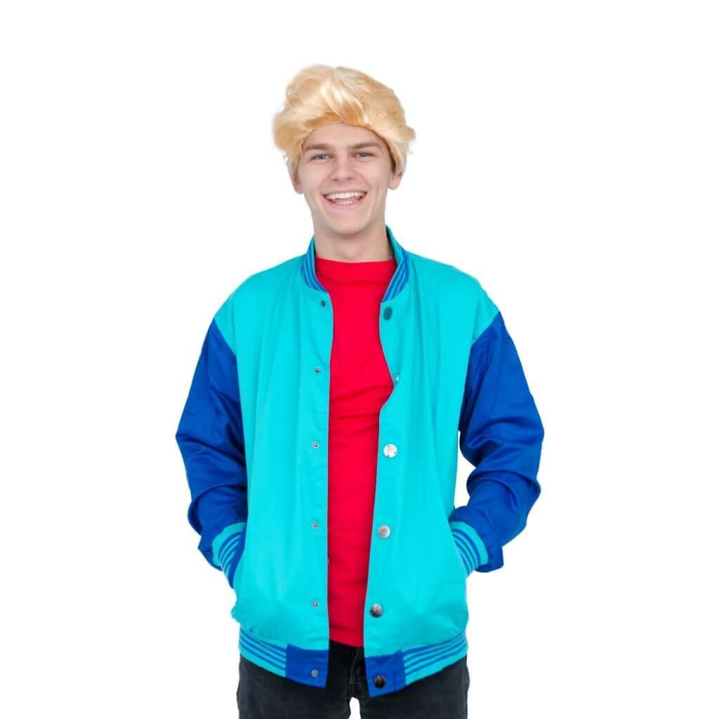 90's Saved by the Stud Costume Bayside Jacket & Wig-tvso