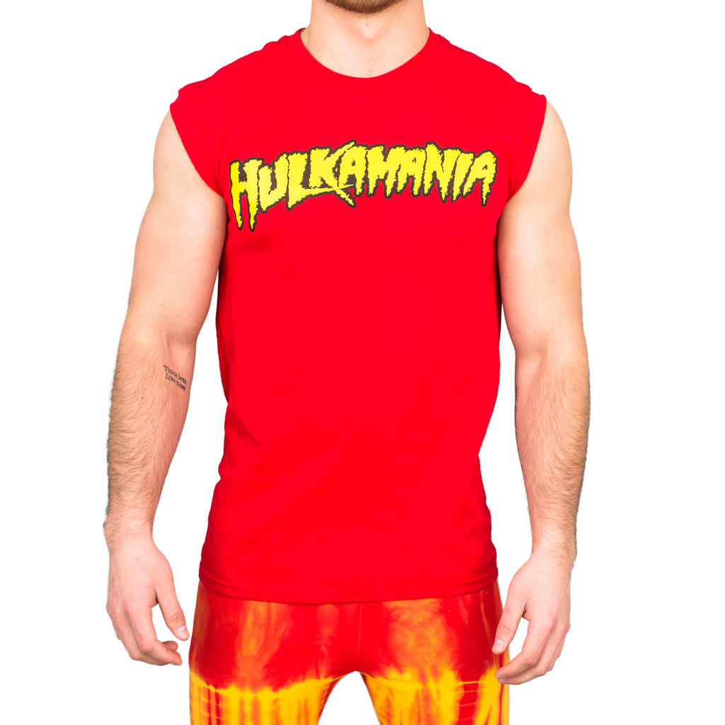 Hulk Hogan Hulkamania Sleeveless Red T-shirt