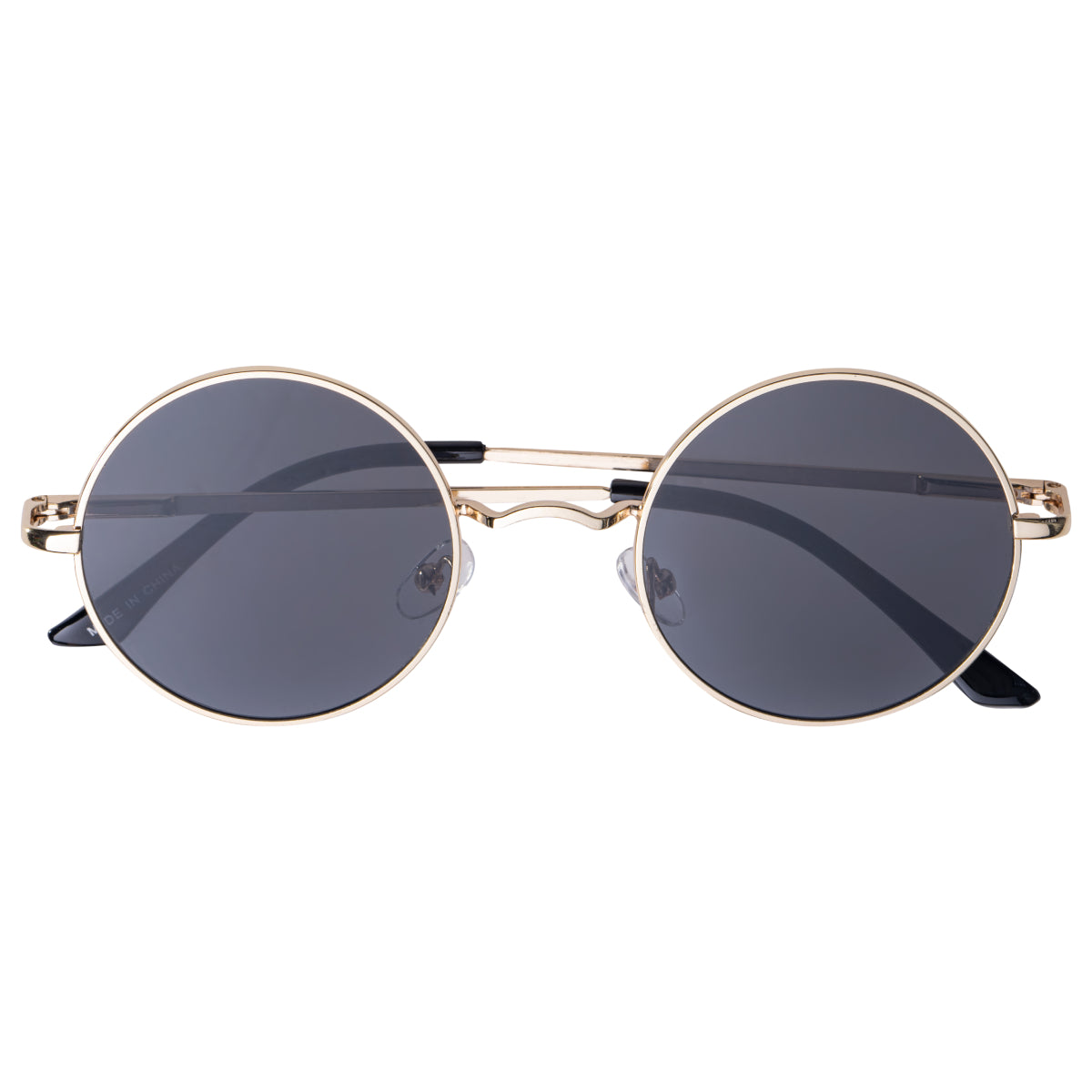 John Lennon Vintage Round Sunglasses Costume Accessory - Black