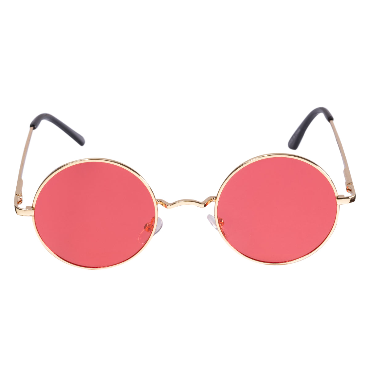John Lennon Vintage Round Sunglasses Costume Accessory - Red
