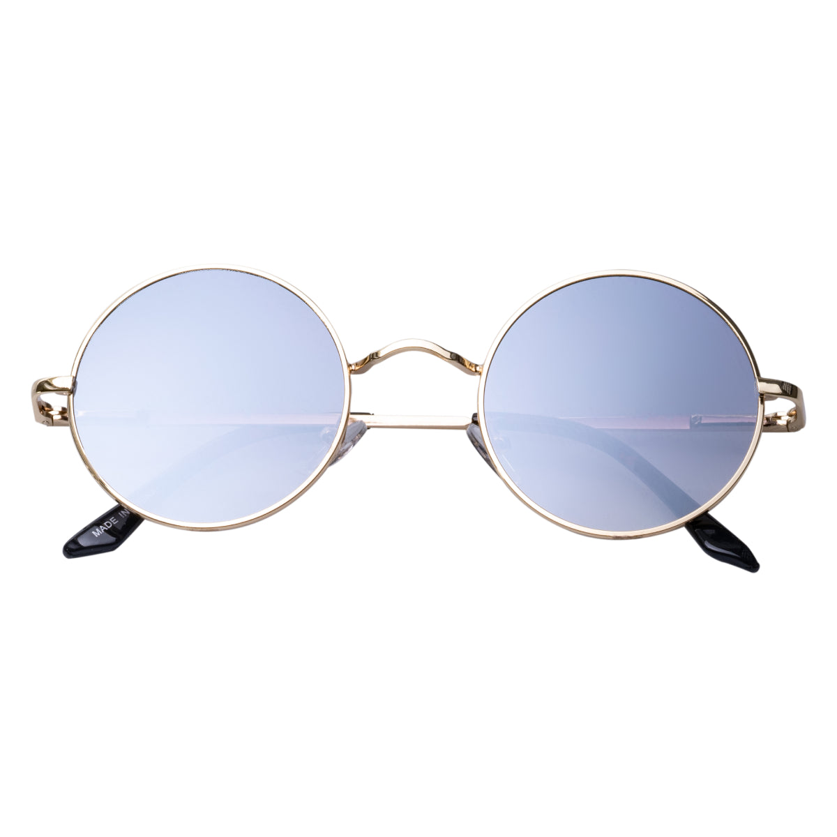 John Lennon Vintage Round Sunglasses Costume Accessory - Mirror