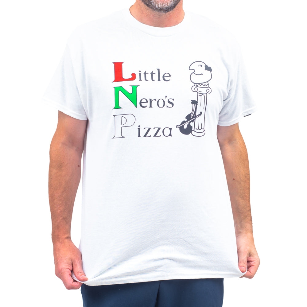 Little Nero's Pizza from Alone Christmas Movie White T-Shirt Tee