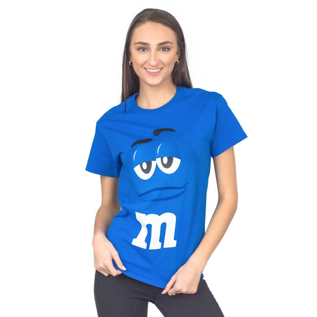 M&M's Candy Silly Character Face Adult T-Shirt