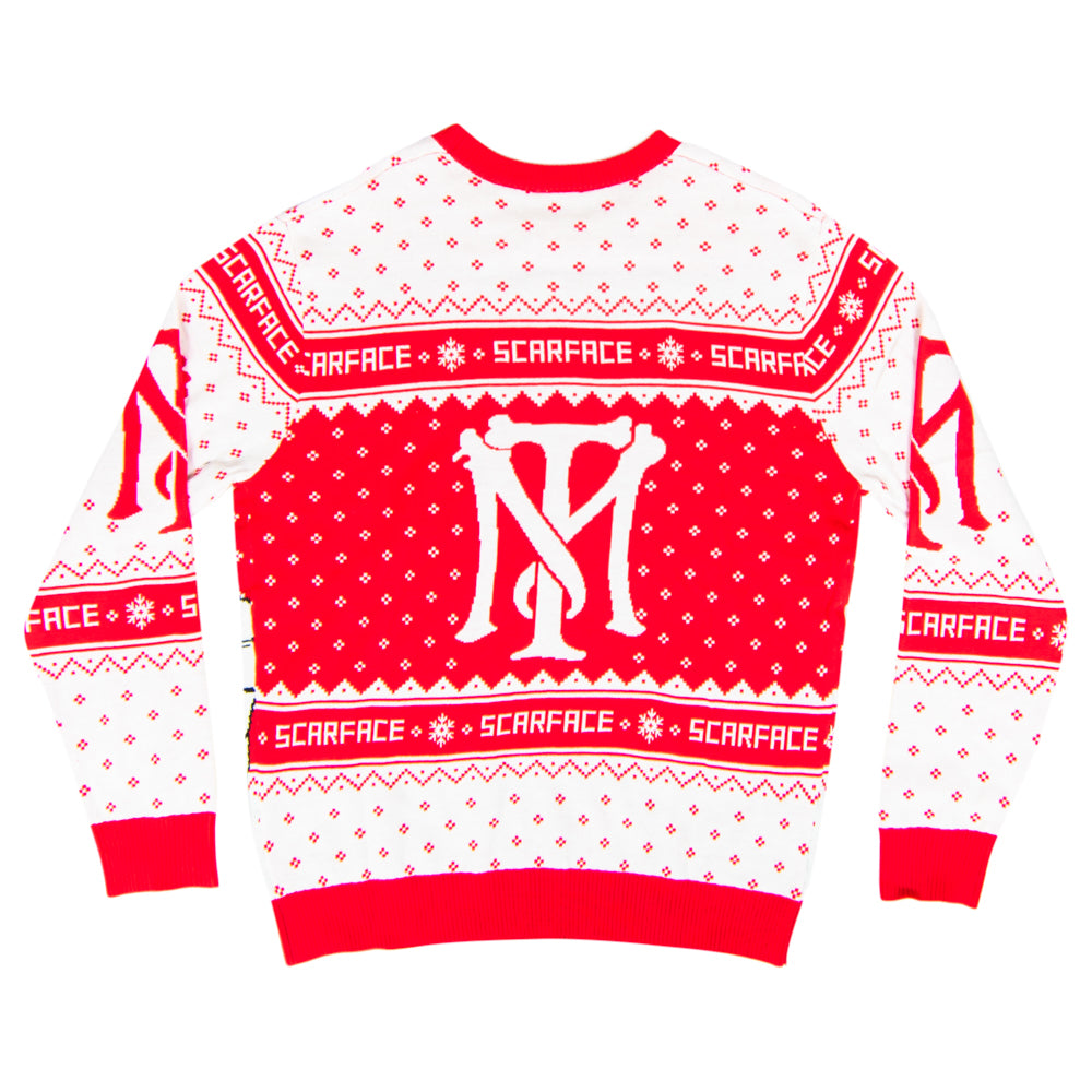 Scarface the World is Yours Tony Montana Ugly Christmas Sweater