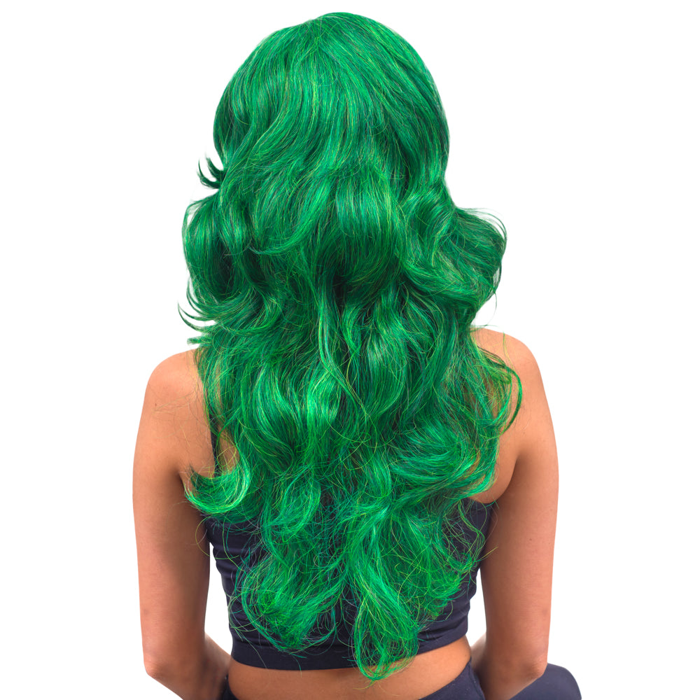 She Green Strong Monster Adult Halloween Costume Wig Cosplay