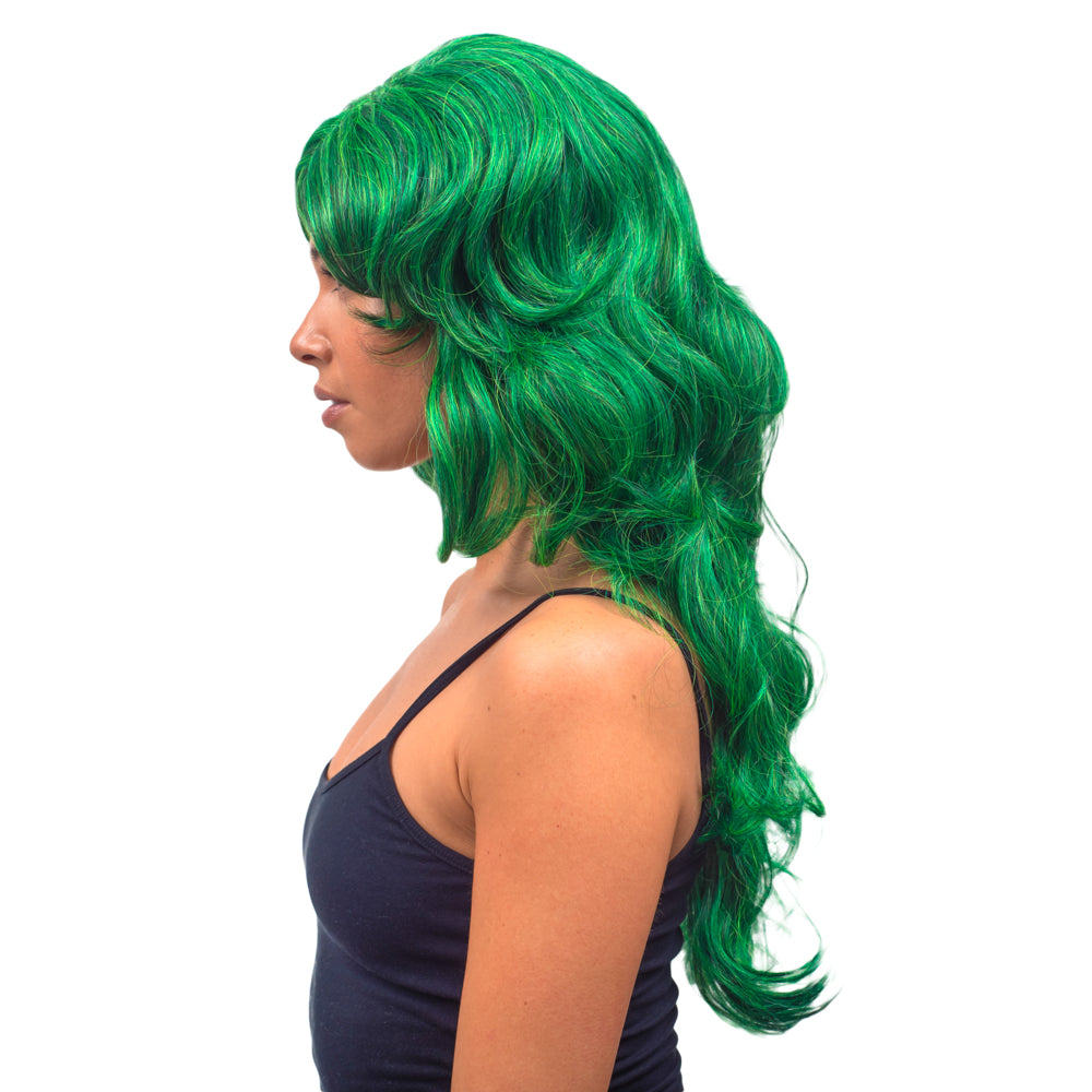 She Green Strong Monster Adult Halloween Costume Wig Cosplay