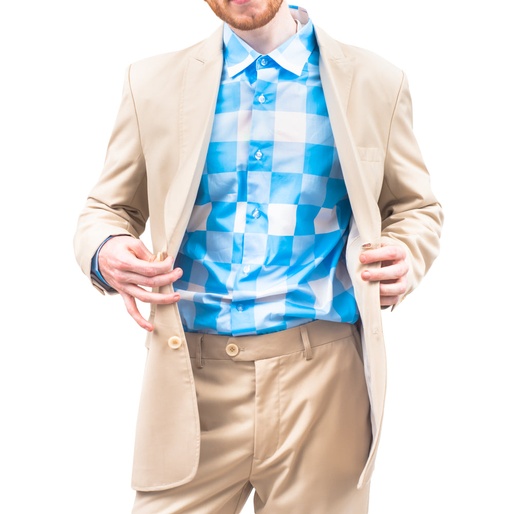 The Running Man Complete Deluxe Suit Jacket Shirt and Pants Halloween Costume Cosplay