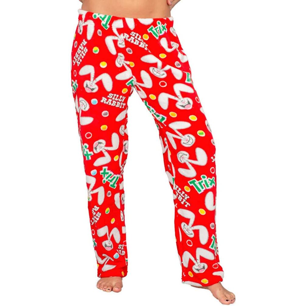 Trix Cereal Silly Rabbit Plush Lounge Pants