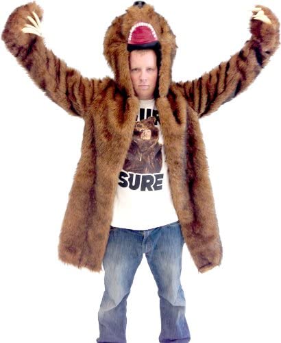Workaholics Blake Bear Coat Adult Costume - Main Image