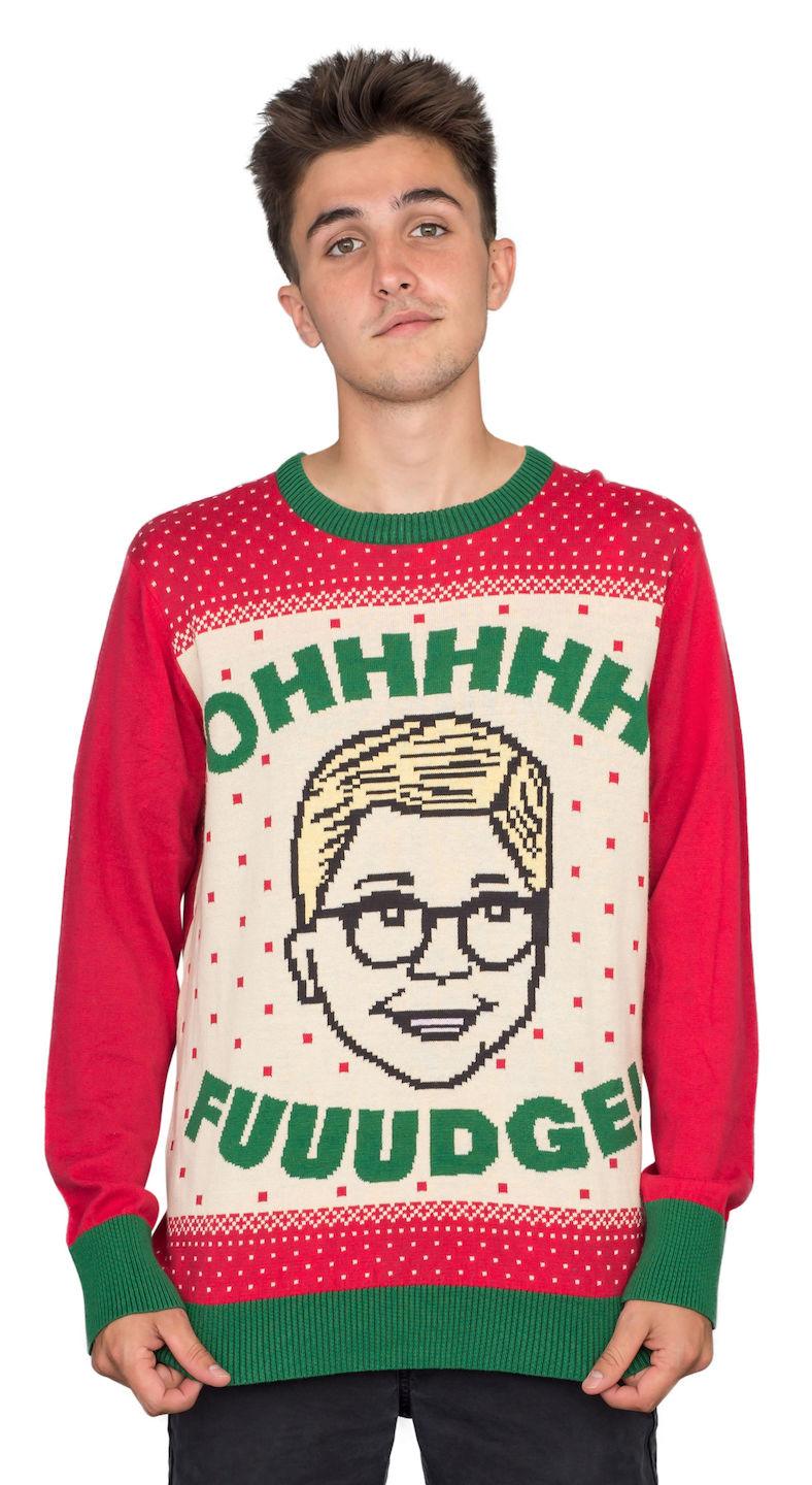 A Christmas Story Ohhhh Fuuudge! Ralphie Ugly Christmas Sweater - TVStoreOnline