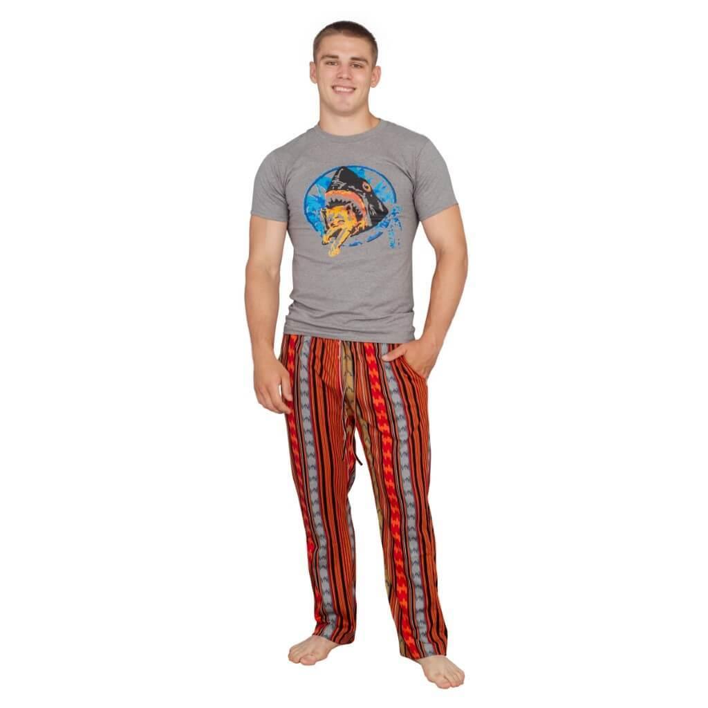 Adult Pineapple Express Saul T-Shirt and Pants Costume Set-tvso