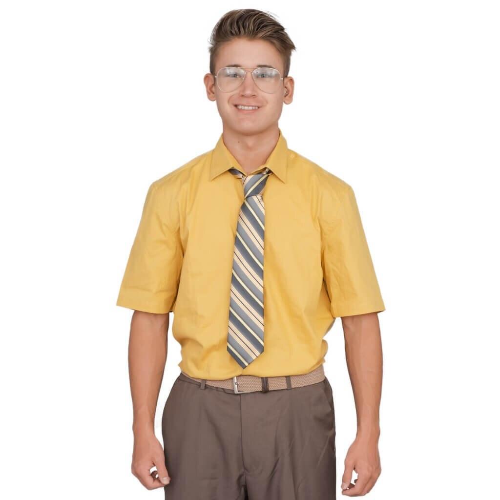 Adult Unisex Office TV Series Schrute Short Sleeve Replica Halloween Cosplay Costume Set - TVStoreOnline