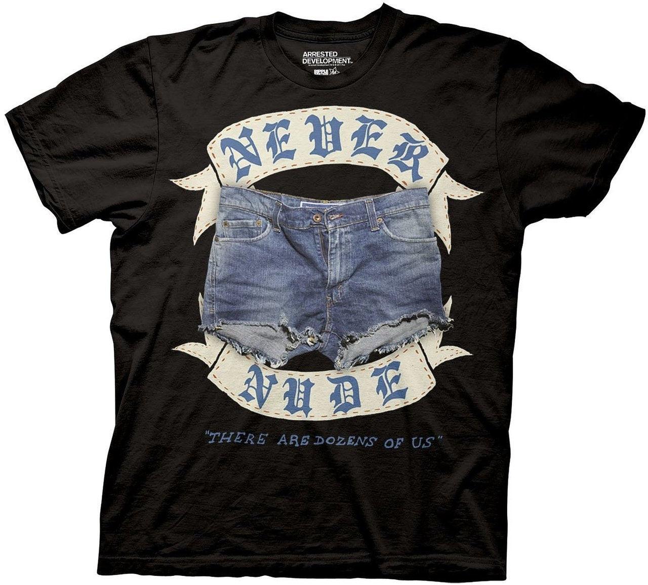 Arrested Development Never Nude Adult T-shirt-tvso