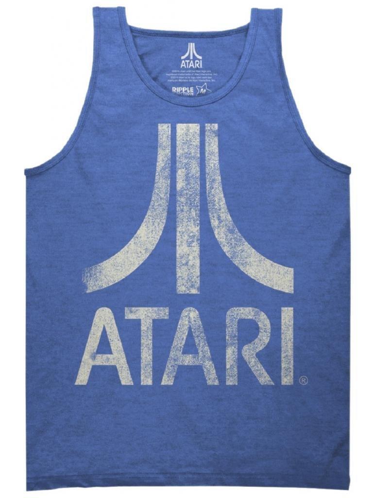 Atari Distressed Logo Adult Tank Top-tvso