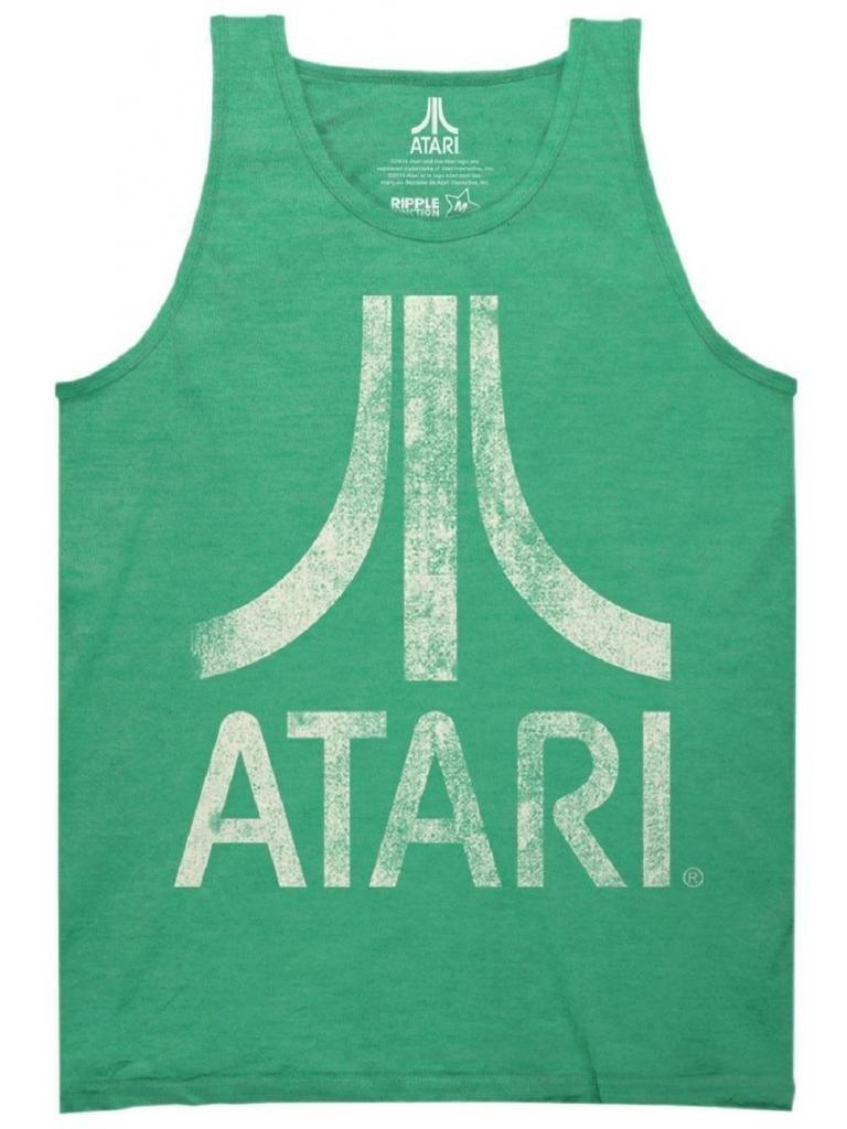 Atari Distressed Logo Adult Tank Top-tvso