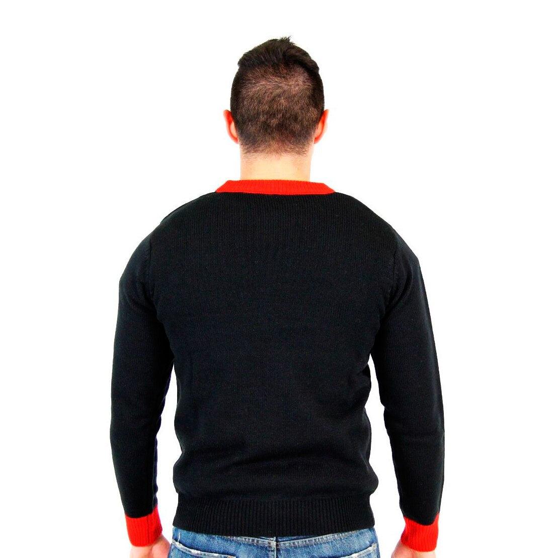 Balls Holiday Ornaments Tacky Ugly Christmas Xmas Sweater-tvso