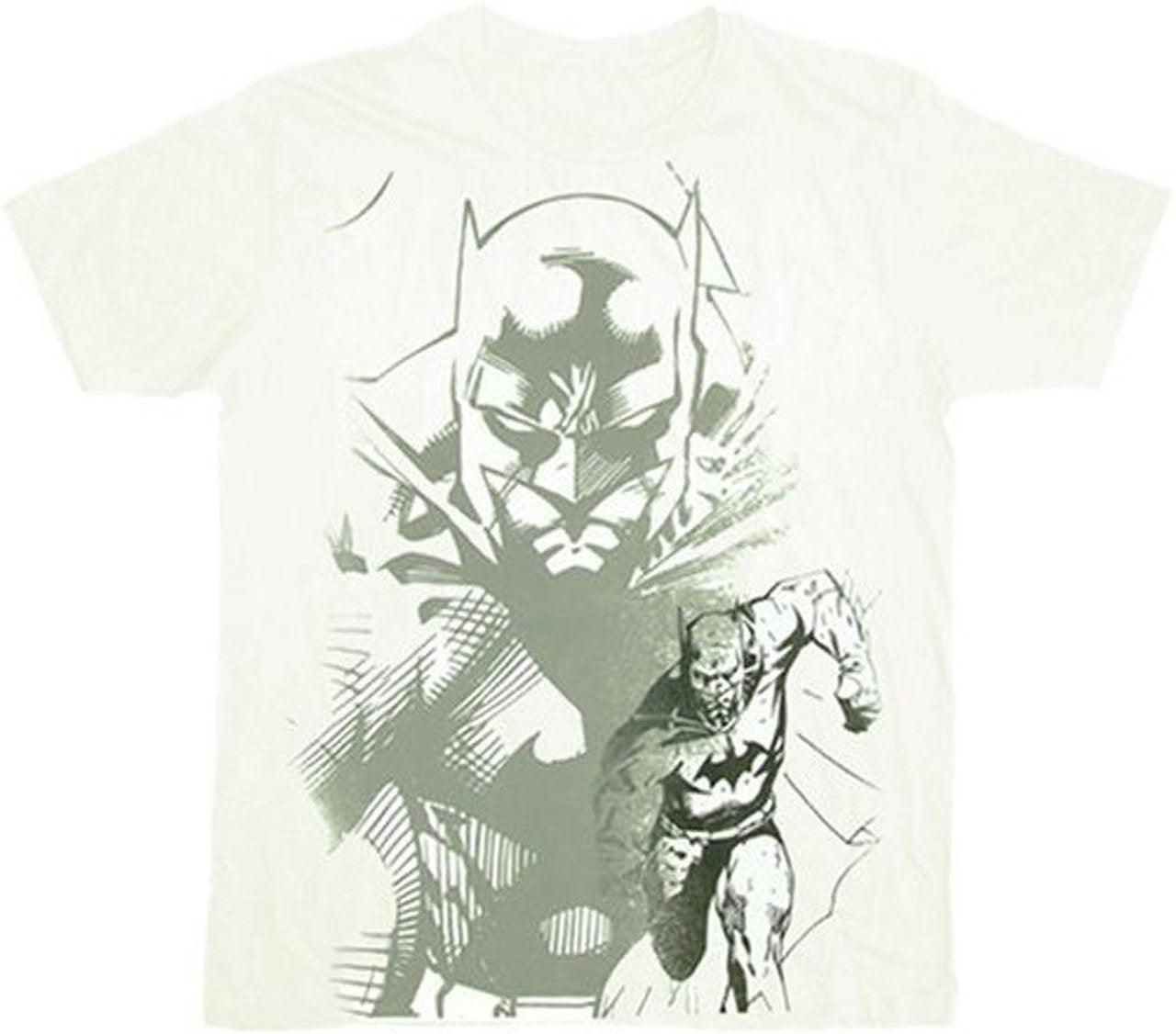 Batman Big Faded Batman T-shirt-tvso