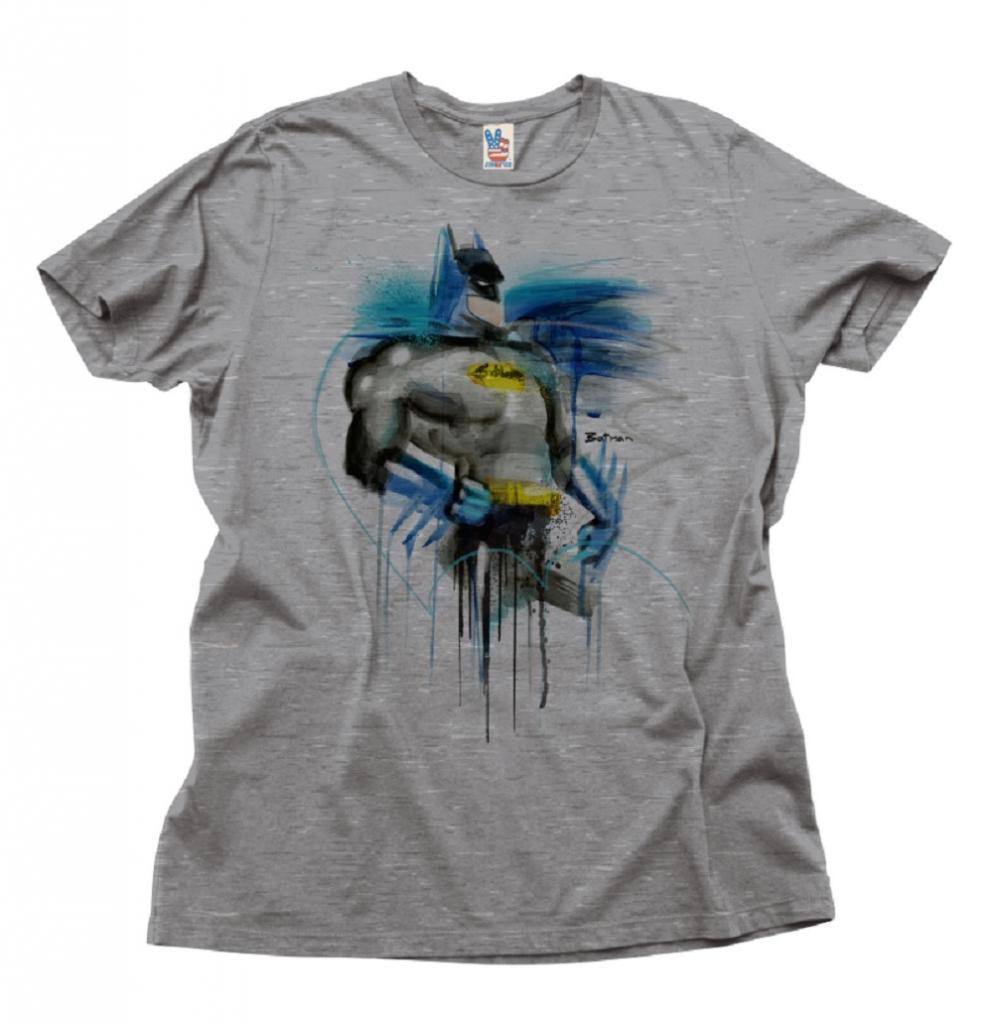 Batman Dripping Paint T-Shirt-tvso