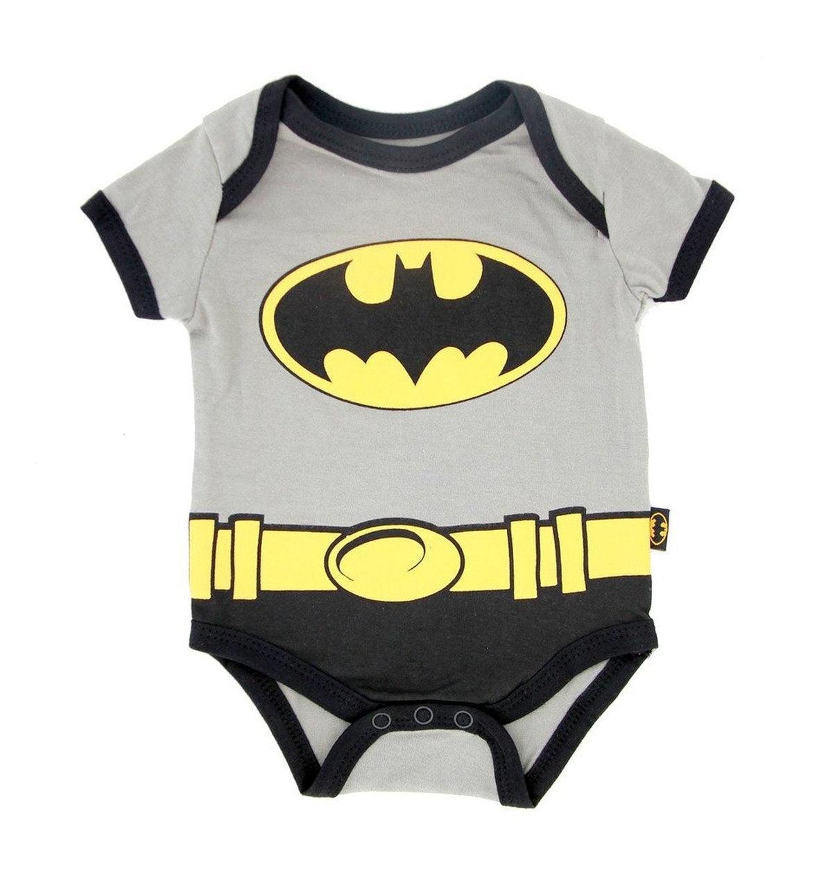 Batman Suit Gray Baby Onesie Romper-tvso