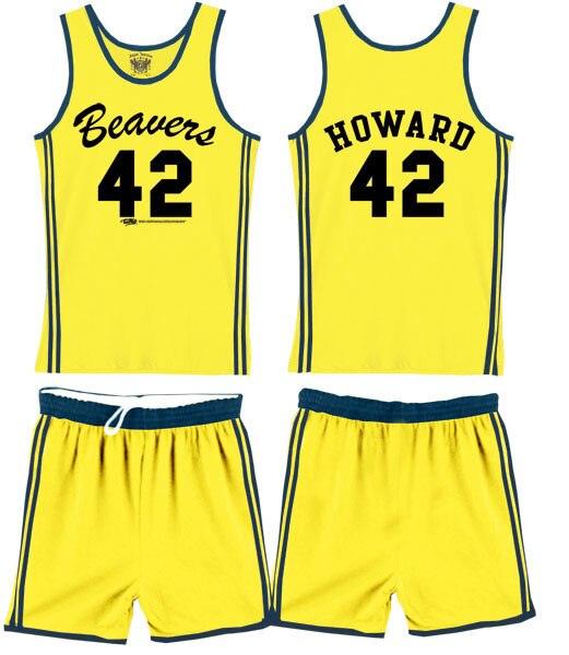 Teen Wolf Costume Beavers 42 Werewolf Basketball Jersey Teen