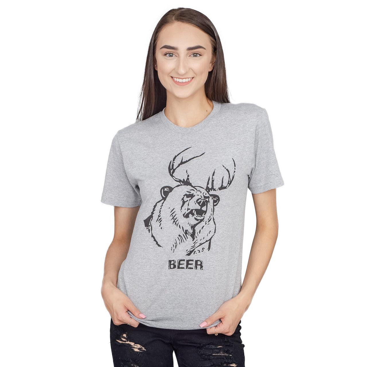 Beer Bear+Deer Mac T-Shirt-tvso