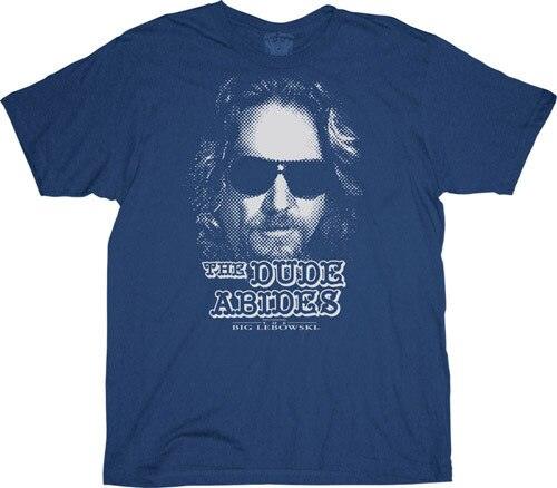 Big Lebowski The Dude Abides T-shirt-tvso