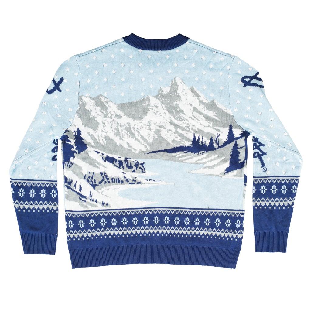 Bob Ross Happy Little Holiday Sweater