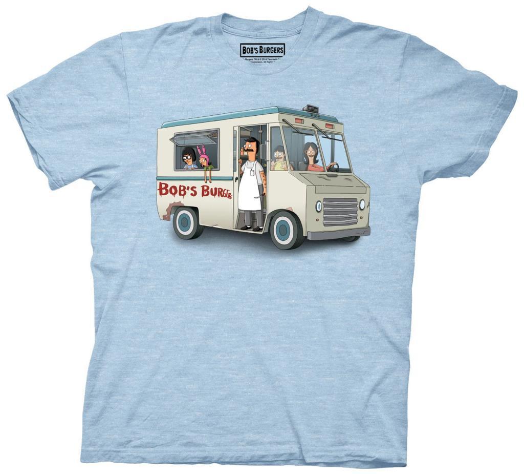 Bob's Burgers Family Burger Truck T-Shirt-tvso