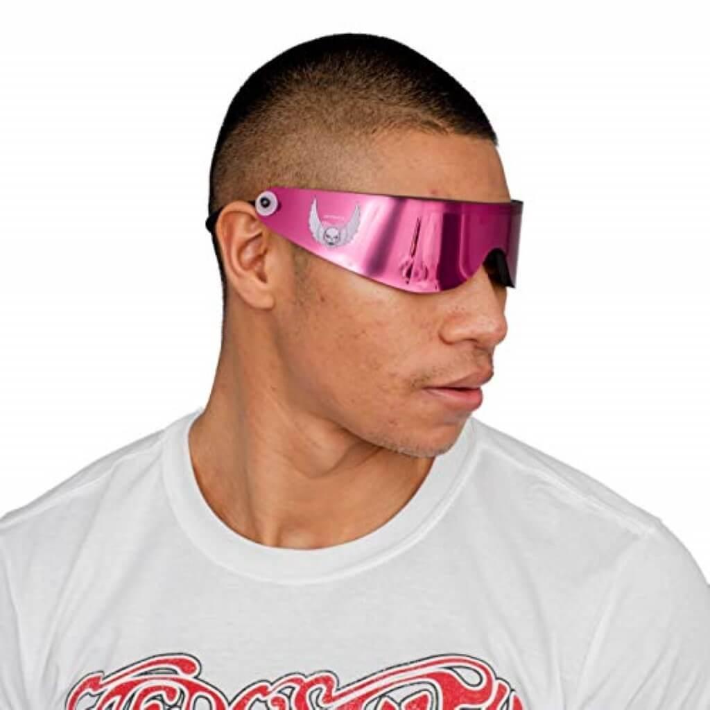Bret Hitman Hart Vintage Wrap Around Sunglasses-tvso